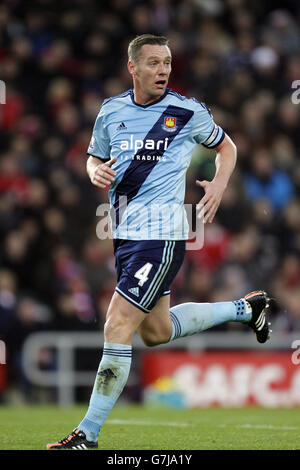 Fußball - Barclays Premier League - Sunderland gegen West Ham United - Stadium of Light. Kevin Nolan von West Ham United Stockfoto