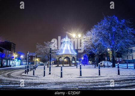 Winterwetter 26. Dezember 2014 Stockfoto