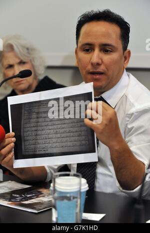 Kostenlose Slahi Kampagnenstart - London Stockfoto