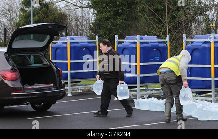 Nordirland-Wasser-Streit Stockfoto