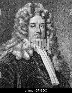 John Somers, 1st Baron Somers, 1651-1716, eine englische Whig Jurist und Staatsmann Stockfoto