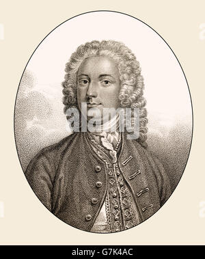 John Boyle, 5. Earl of Cork und 5. Earl of Orrery, 1707-1762, ein englischer Schriftsteller Stockfoto