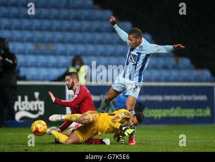 Fußball - Himmel Bet League One - Coventry City gegen Swindon Town - Ricoh Arena Stockfoto