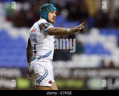 Rugby Union - Aviva Premiership - London Irish / Exeter Chiefs - Madejski Stadium. Exeter Chiefs Jack Nowell während des Spiels der Aviva Premiership im Madejski Stadium, Reading. Stockfoto