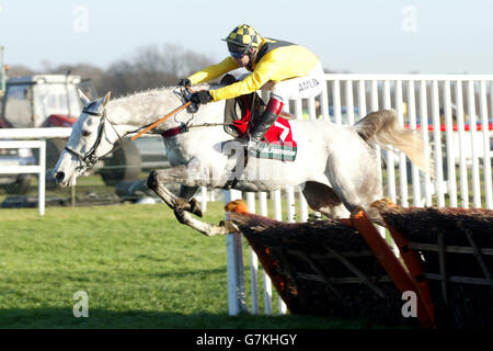 Pferderennen Sie - Kempton Park - Stan James Weihnachtsfest Stockfoto