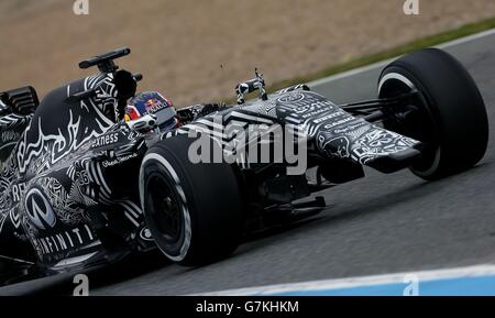 Red Bull's Daniil Kvyat während der Vorsaison-Tests auf dem Circuito de Jerez in Jerez, Spanien. Stockfoto