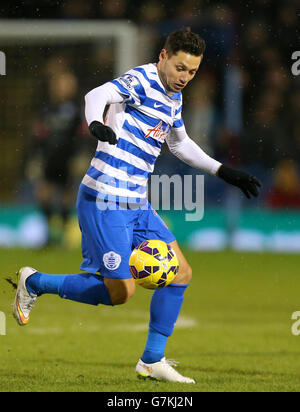 Fußball - Barclays Premier League - Burnley gegen Queens Park Rangers - Turf Moor. Mauro Zarate der Queens Park Rangers während des Spiels der Barclays Premier League in Turf Moor, Burnley. Stockfoto