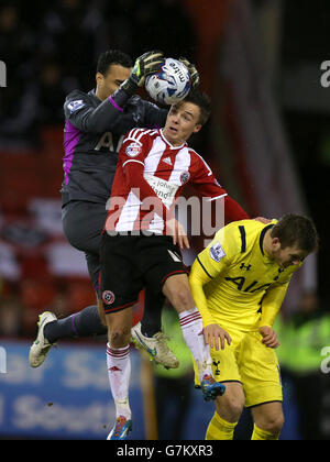 Fußball - Hauptstadt ein Cup - Halbfinale-Finale - Rückspiel - Sheffield United gegen Tottenham Hotspur - Bramall Lane Stockfoto