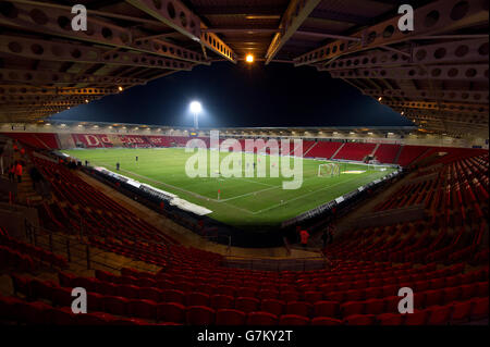 Fußball - Sky Bet League One - Doncaster Rovers gegen Notts County - Keepmoat Stadium. Eine allgemeine Ansicht des Keepmoat Stadions, Heimstadion der Doncaster Rovers. Stockfoto