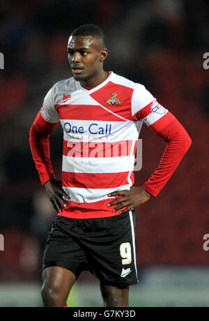 Fußball - Sky Bet League One - Doncaster Rovers gegen Notts County - Keepmoat Stadium. Theo Robinson, Doncaster Rovers Stockfoto