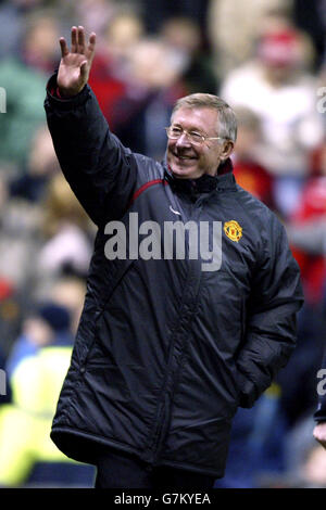 Fußball - FA Barclays Premiership - Manchester United / Crystal Palace. Sir Alex Ferguson, Manager von Manchester United Stockfoto
