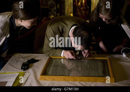 Magna Carta und Parlament Ausstellung Stockfoto