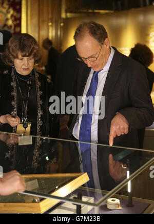 Magna Carta und Parlament Ausstellung Stockfoto