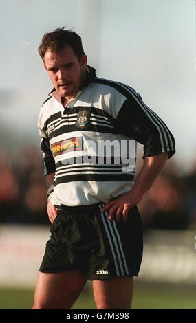 Rugby Union - Pilkington Cup Quarter Final - Newcastle Falcons / Leicester Tigers. Ross Nesdale, Newcastle Falcons Stockfoto