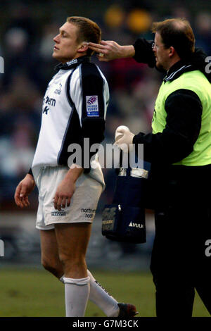 Rugby-Union - Zürich Premiership - Leeds Tykes V Newcastle Falcons Stockfoto