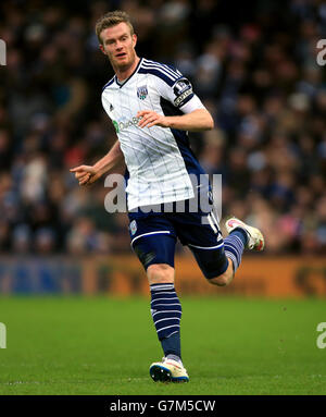 Fußball - Barclays Premier League - West Bromwich Albion gegen Tottenham Hotspur - The Hawthornes. Chris Brunt von West Bromwich Albion Stockfoto