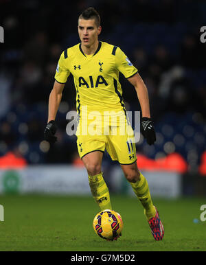 Fußball - Barclays Premier League - West Bromwich Albion gegen Tottenham Hotspur - The Hawthornes. Erik Lamela von Tottenham Hotspur Stockfoto