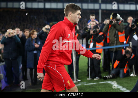 Fußball - Barclays Premier League - Everton V Liverpool - Goodison Park Stockfoto