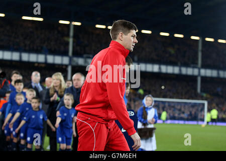 Fußball - Barclays Premier League - Everton V Liverpool - Goodison Park Stockfoto