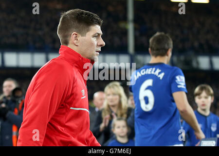 Fußball - Barclays Premier League - Everton V Liverpool - Goodison Park Stockfoto