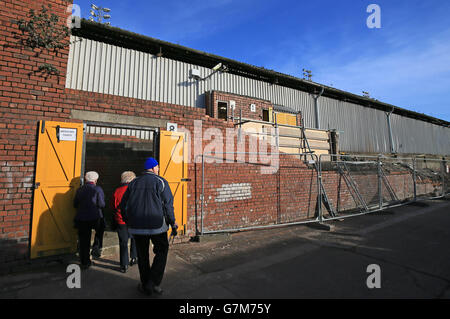 Rugby-Liga - erste Utility Superliga - Castleford Tigers V Wakefield Wildcats - The Jungle Stockfoto