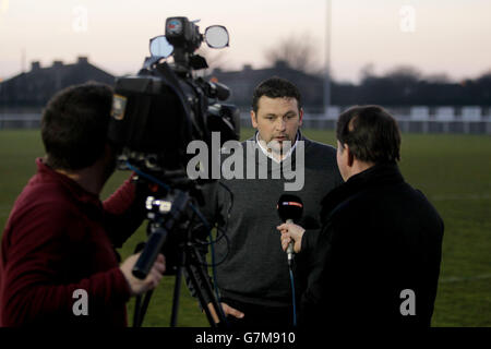 Fußball - Northern League Division One - Ashington AFC V Bishop Auckland - Woodhorn Lane Stockfoto