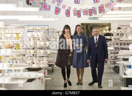 Herzogin von Cambridge Besuch in West Midlands Stockfoto