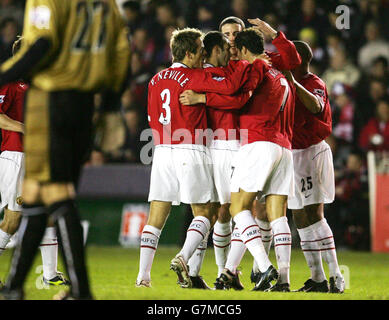 Fußball - FA-Cup - 3. Runde - Replay - Exeter City gegen Manchester United Stockfoto