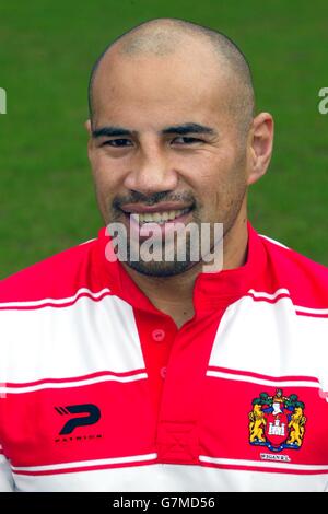 Rugby League - Wigan Warriors Photocall. Jerry Seuseu, Wigan Warriors Stockfoto