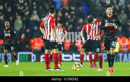 Fußball - Barclays Premier League - Southampton V Liverpool - St Mary Stockfoto