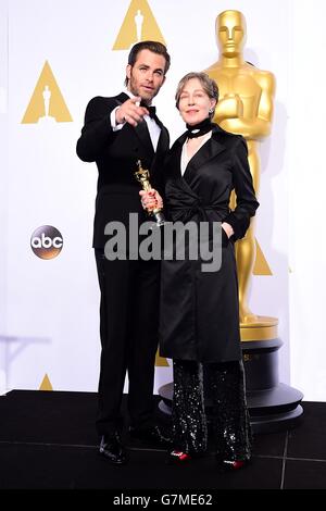 87. Academy Awards - Pressespiegel - Los Angeles Stockfoto