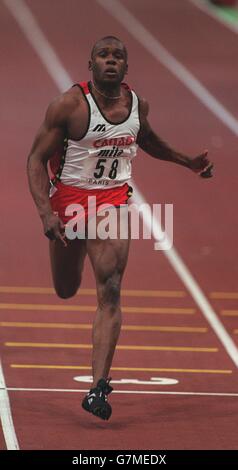 Leichtathletik - 6. IAAF Hallenweltmeisterschaft. Bruny Surin, Kanada - 60 m Männer Stockfoto