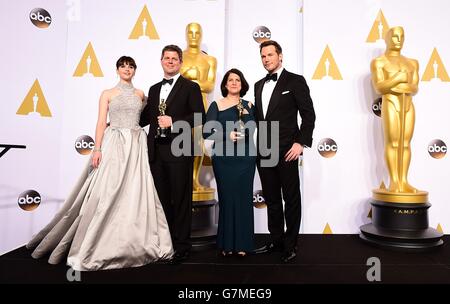 87. Academy Awards - Pressespiegel - Los Angeles Stockfoto