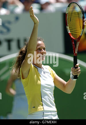 Tennis - Australian Open 2005 - Frauen-vierte Runde Stockfoto