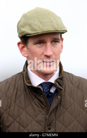 Pferderennen - Andrew West Race Day - Exeter Racecourse. Tom Jonason Assistant Trainer von Paul Nicholls während des Andrew West Race Day auf der Exeter Racecourse, Exeter. Stockfoto