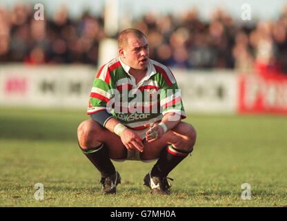 Rugby Union - Pilkington Cup Quarter Final - Newcastle Falcons / Leicester Tigers. Richard Cockerill, Leicester Tigers Stockfoto