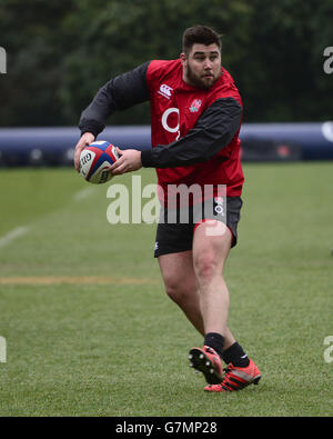 Rugby-Union - 2015 RBS Six Nations - England V Italien - England-Training - Pennyhill Park Hotel Stockfoto