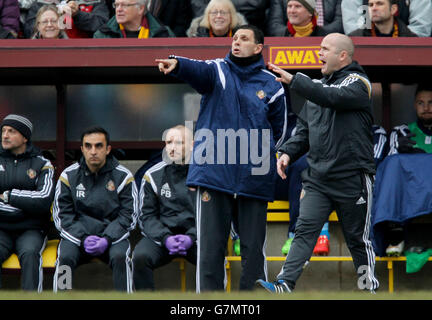 Fußball - FA Cup - Fünfte Runde - Bradford City gegen Sunderland - Valley Parade. Sunderland Manager, Gus Poyet Stockfoto