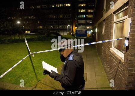 Drei im Westen Londons tot aufgefunden Stockfoto