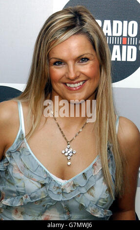 UK Radio Hilfe - Capital Radio-Studios Stockfoto