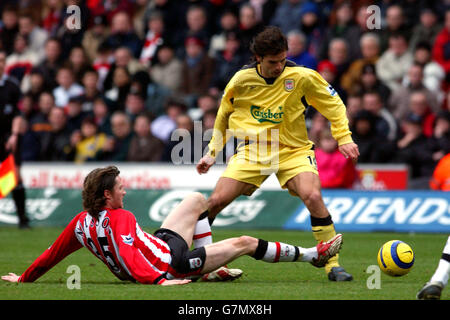 FA Barclays Premiership - Southampton V Liverpool - Str. Marys Stadion Stockfoto