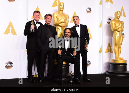 87. Academy Awards - Pressespiegel - Los Angeles Stockfoto