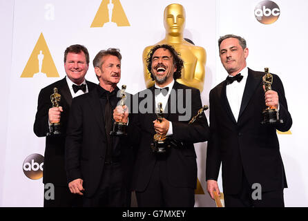 87. Academy Awards - Pressespiegel - Los Angeles Stockfoto