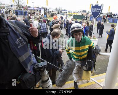 Pferderennen Sie - Betfair Super Samstag - Newbury Racecourse Stockfoto