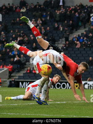 Fußball - Himmel Bet League One - MK Dons V Bristol City - Stadium MK Stockfoto