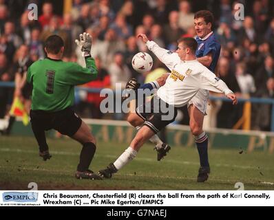 Fußball - FA-Cup-6. Runde - Chesterfield V Wrexham Stockfoto