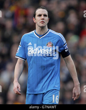 Fußball - FA Cup - Fünfte Runde - Bradford City gegen Sunderland - Valley Parade. John O'Shea von Sunderland Stockfoto