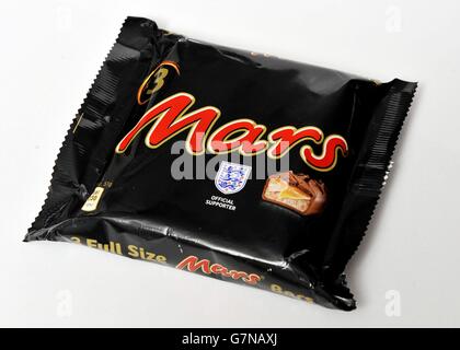 Fairtrade-Kakao für Mars-Riegel Stockfoto