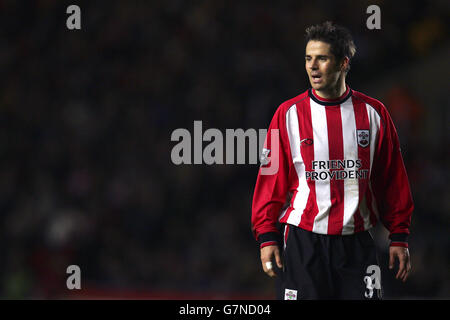 Fußball - FA Barclays Premiership - Southampton / Fulham. Jamie Redknapp, Southampton Stockfoto