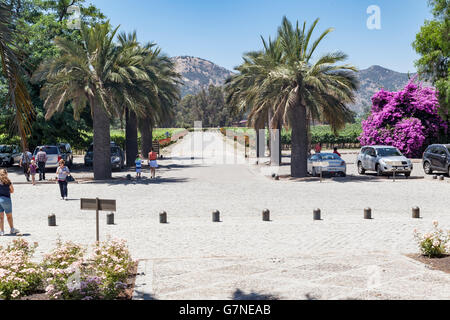 Weingut Weingut Santiago Chile Stockfoto